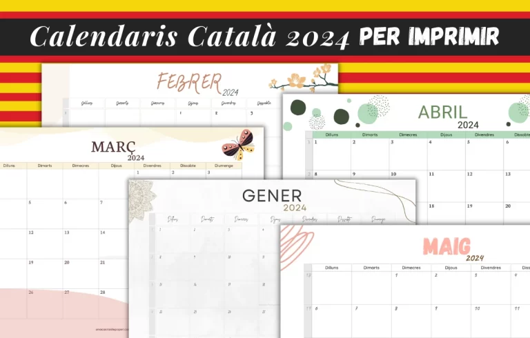 Calendari català 2024 per imprimir