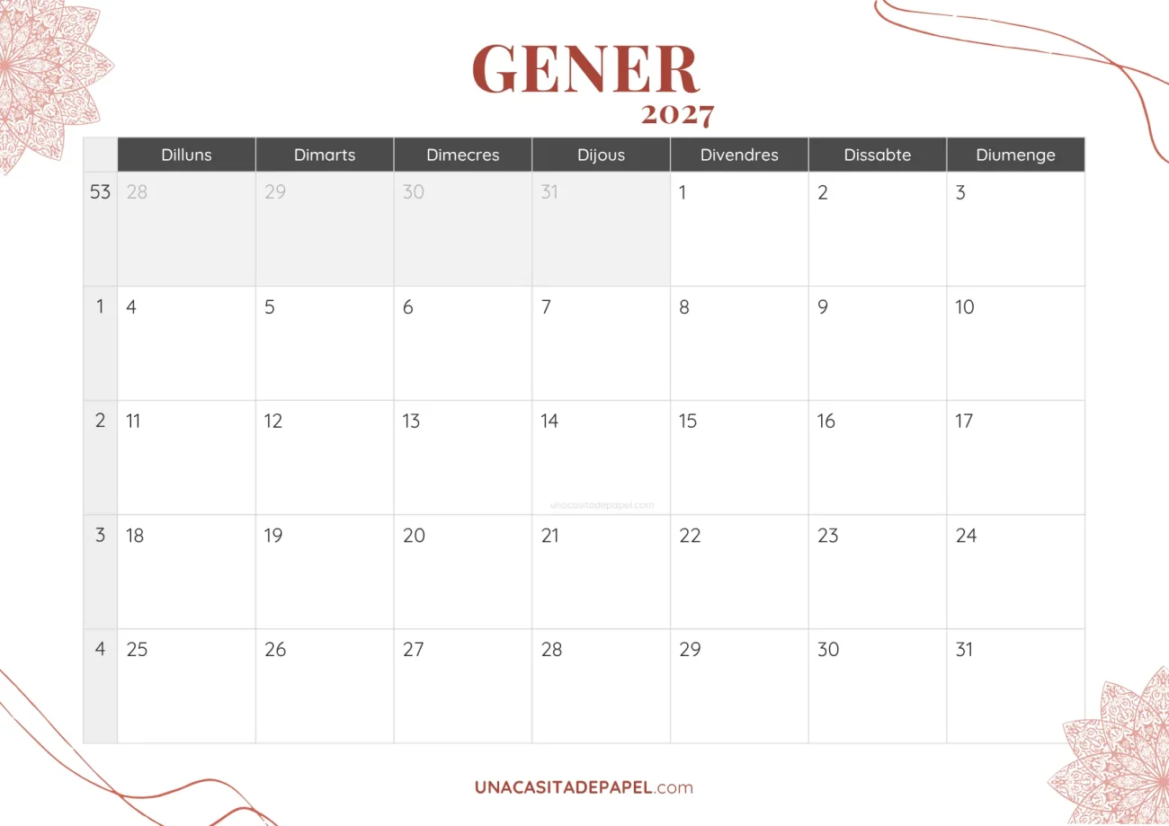 ca-calendari gener 2027 bohemi mensual