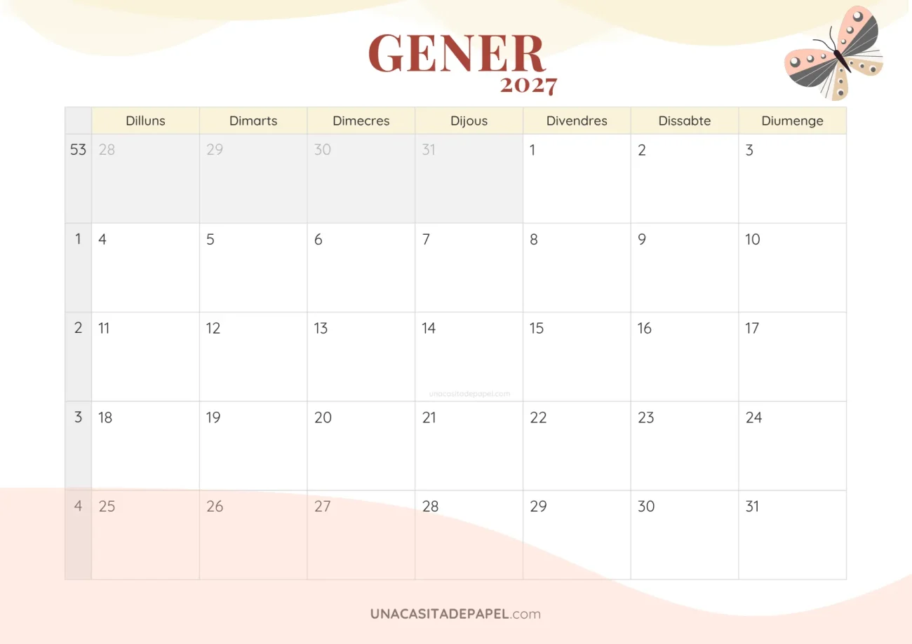 ca-calendari gener 2027 romàntic descarregable