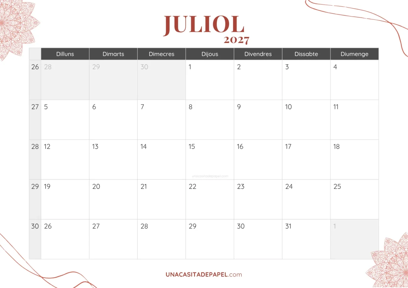ca-calendari juliol 2027 bohemi mensual