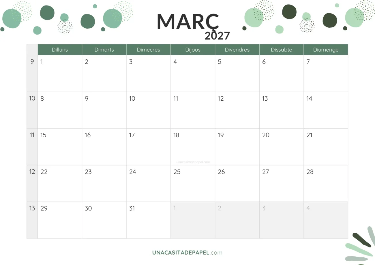 ca-calendari marc 2027 amb topos en pdf