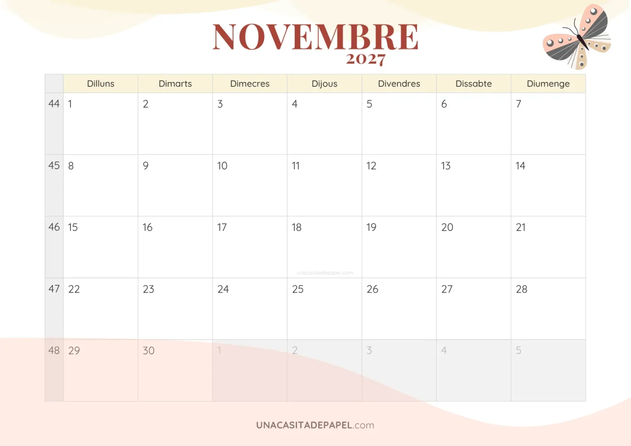 ca-calendari novembre 2027 romàntic descarregable