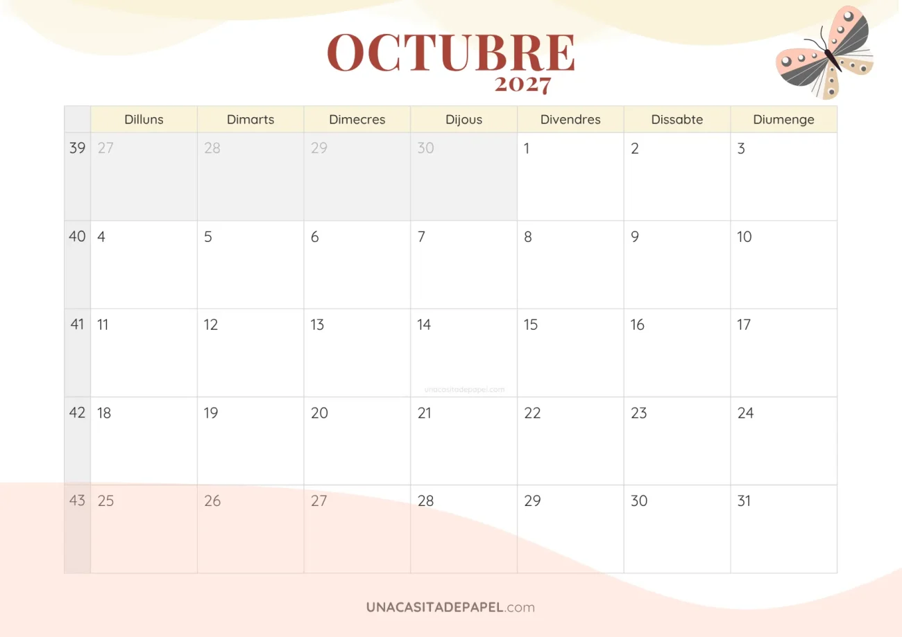 ca-calendari octubre 2027 romàntic descarregable