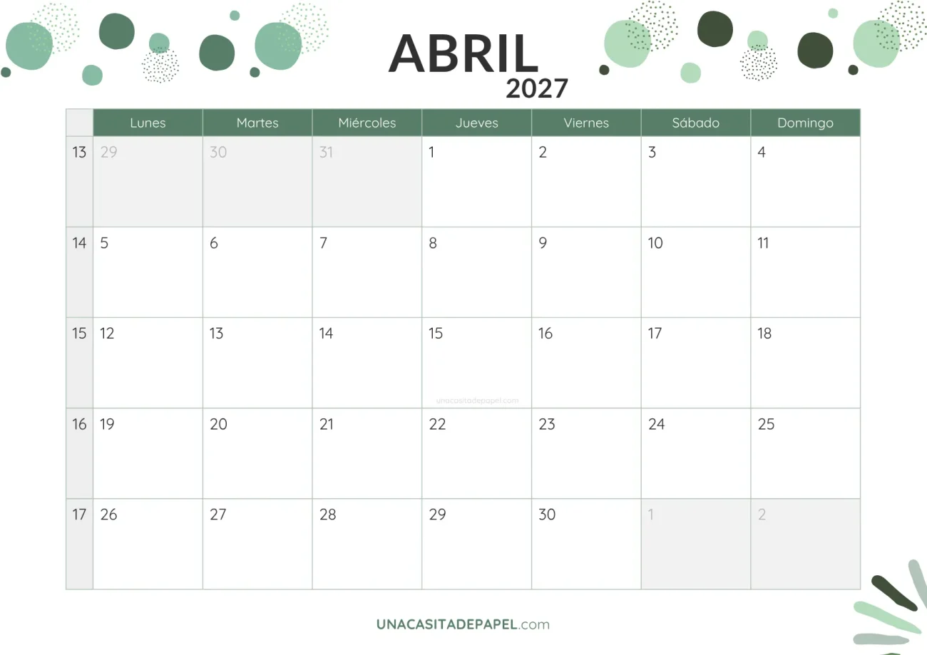 calendario abril 2027 con topos en pdf